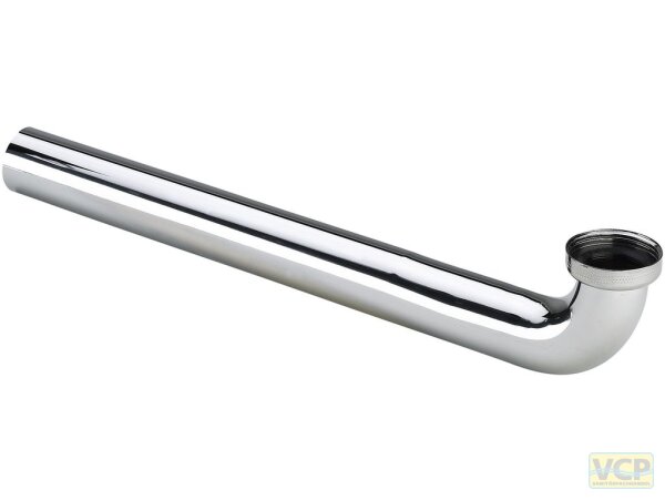 Ablaufbogen 90° verchromt 5/4" x 350mm