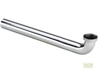 Ablaufbogen 90° verchromt 5/4" x 350mm