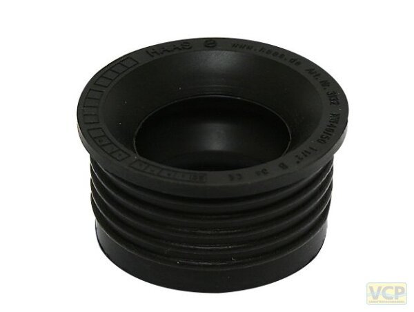 Siphon Gummi-Manschette für HT Muffen mit und ohne Dichtung und SML Winkel DN50/40 54x35mm / 3132