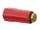 Baustopfen 1/2" rot mit Messinggewinde