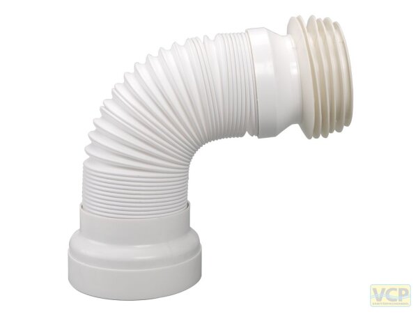 WC-Anschluss-Rohr flexibel DN98-DN120 x 285-550mm ausziehbar