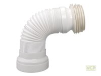 WC-Anschluss-Rohr flexibel DN98-DN120 x 285-550mm ausziehbar