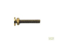 Einstellschraube Messing mit Mutter für...