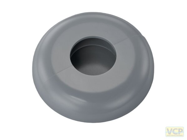 Einzelrosette "Mailand" Fenstergrau Ø21,7mm