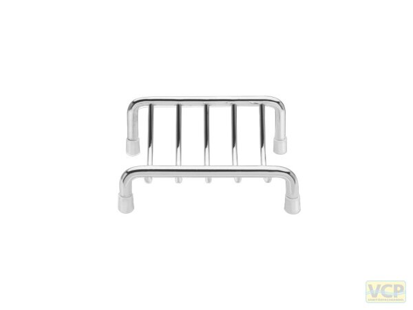 Standseifenkorb chrom 105x70 mm (Füße weiß)