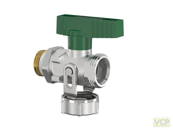 Simplex KFE-Kugelhahn 1/2" für TRINKWASSER DVGW, grüner Griff