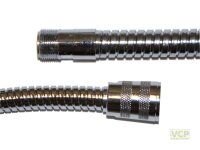 Agraff-Brauseschlauch Edelstahl verchromt 1/2"KM x...
