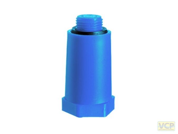 Baustopfen leicht 1/2" blau