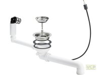 Ablaufventil für Spülen mit 90mm Ablaufloch,...