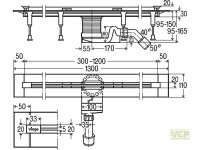 Duschrinne Advantix Vario Grundkörper 120