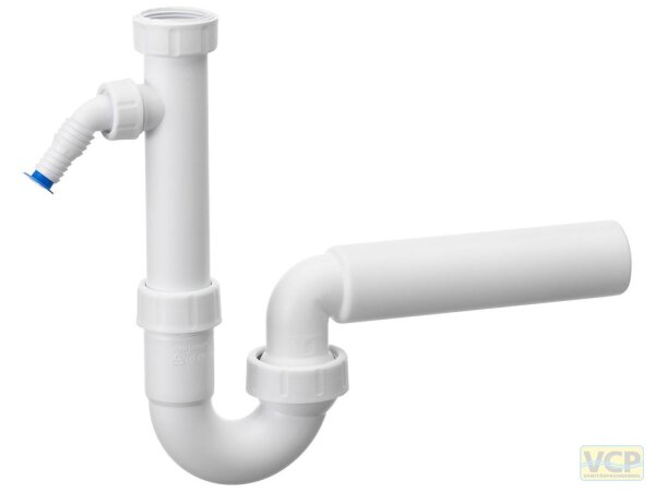 Kugelgelenk-Siphon 6/4" DN40 mit Geräteanschluss für Spülen