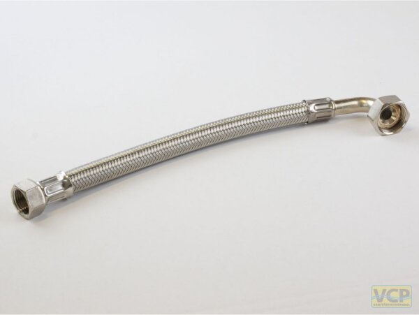 Flexibler Panzerschlauch 3/4"ÜMB x 1/2"ÜM x 300mm DN13 EPDM