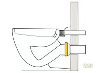 Ersatzdichtung zu Haas WC-Garnituren