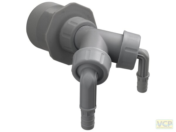 Kondensat-Anschluss NW 50 zweifach für Kondensatpumpen