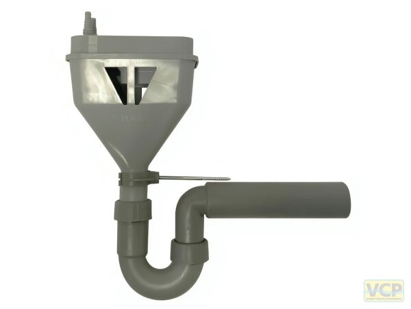 OHA Multitri mit Siphon DN50 und Befestigung Freier Ablauf nach DIN 1717