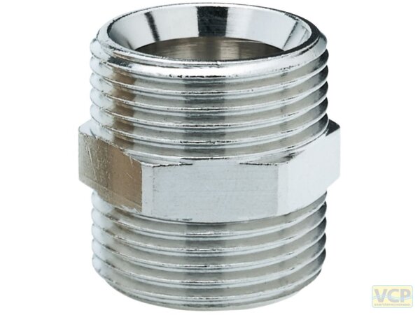 Kupplungsnippel 3/4" Eurokonus kompatibel vernickelt