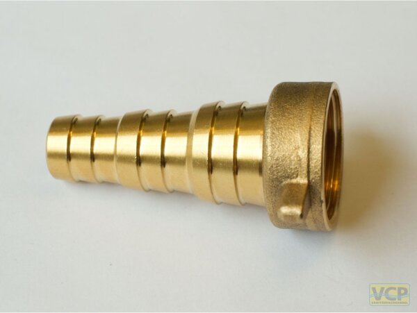 Stufenschlauchverschraubung mit 3/4" Mutter Tülle 19 x13