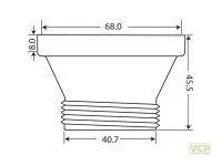 Spülen-Ablauf und Siphon Adapter 6/4" passend...