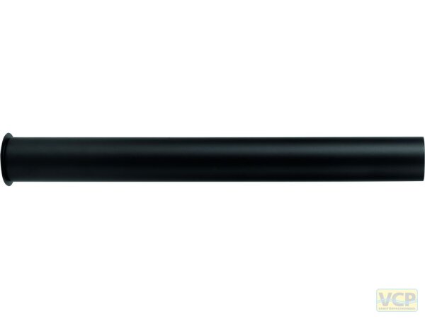 Bördelrohr Messing matt schwarz 32 x 300 mm