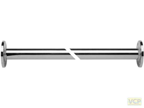 Brausevorhangstange Ø 25mm Serie 1000 gerade 1.800mm Messing verchromt