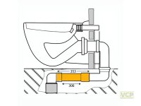 Verlängerung zu Haas-Versprungbogen 300mm