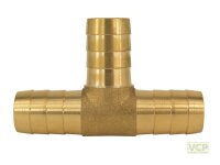 T-Verbindungsröhrchen Messing blank 1/2" schwer