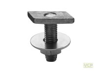 Hammerkopfschrauben M8 x 30 mm Stahl verzinkt für...