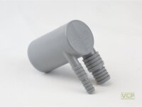 Doppel-Anschlusswinkel DN40 - 1x 8-11,5 mm und 1x 14,5-20 mm