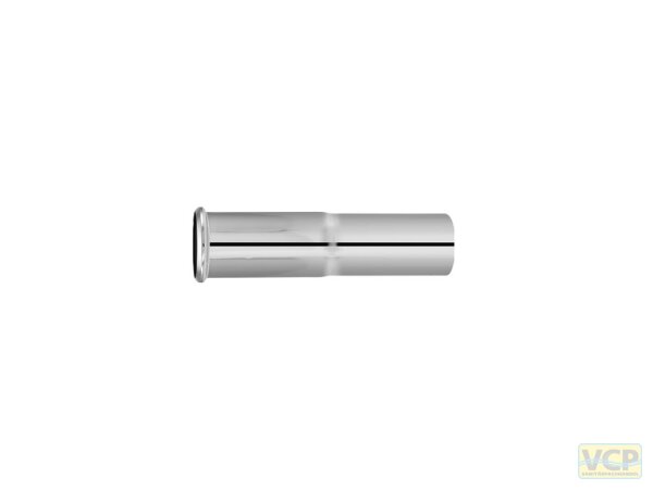 Siphonrohr-Verlängerung 32x125 Marktmodell Messing verchromt mit O-Ring