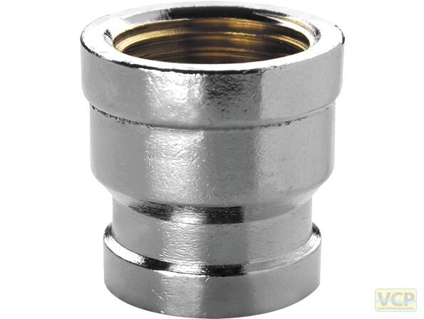 Muffe reduziert Messing chrom 1" x 3/4" Marktmodell