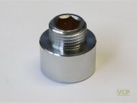 Reduzierstück Messing chrom 1/2"Ag x...