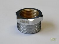 Reduzierstück Messing chrom 1/2" x 3/8"...