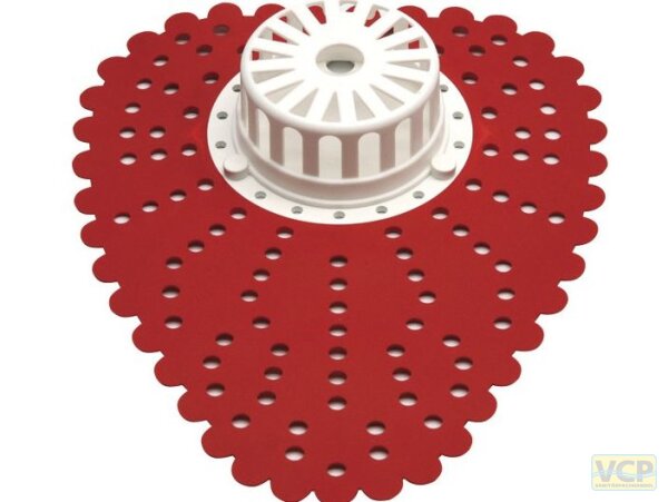 Universal Pissoir-Einlage rot flexibel für WC-Steine