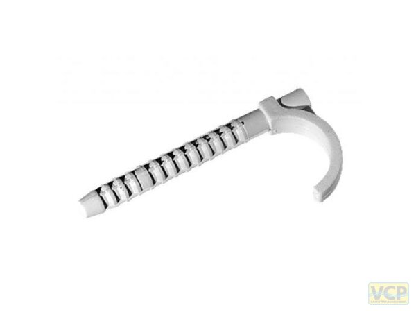 Nylon-Rohrhaken einfach 10 x 70mm 200 Stk