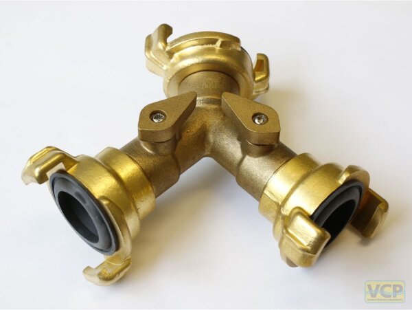 Zweiwegekugelhahn mit Schnellkupplung