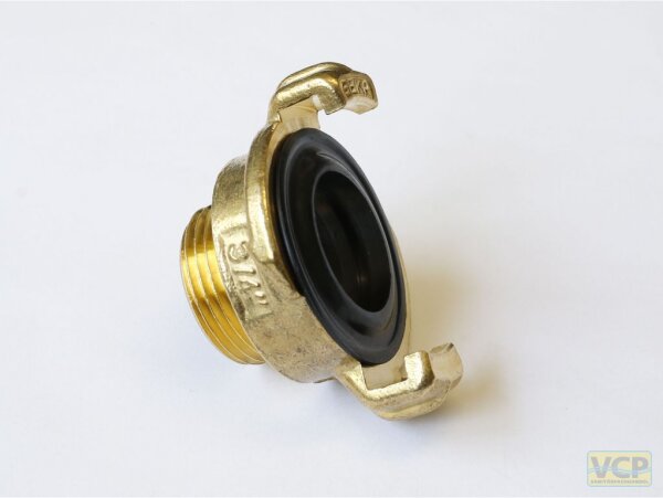 Schnellkupplung Ag 1" Messing blank