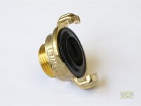 Schnellkupplung Ag 1" Messing blank