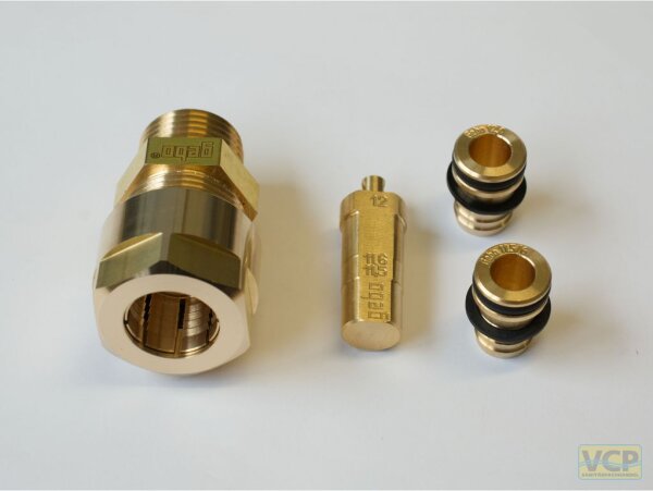 Multi-Gebo mit AG 16mm x 1/2" mit 1 Ü-Mutter u. 1 Klemmhülsen