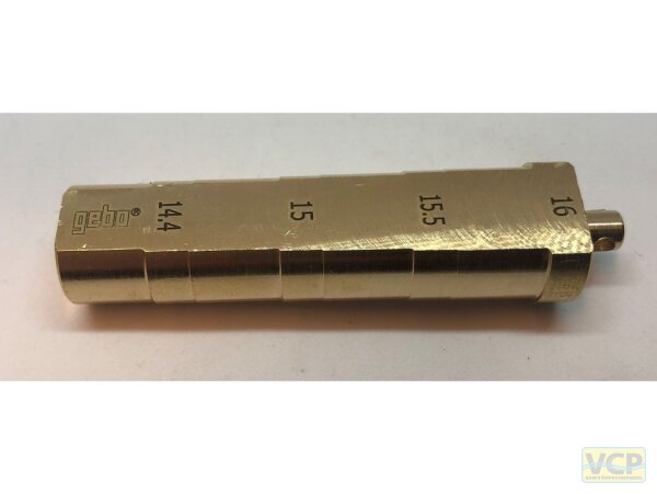 Messdorn für Mehrschichtverbundrohre mit Aussendurchemesser 20mm