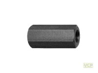 Gewindemuffe mit sechskant M10 x 30mm Stahl verzinkt