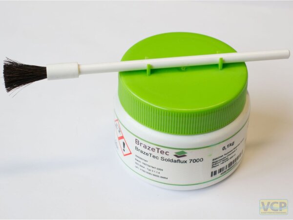 BrazeTec Soldaflux 7000 Weichlot Flussmittel 100g Dose DVGW/GW7