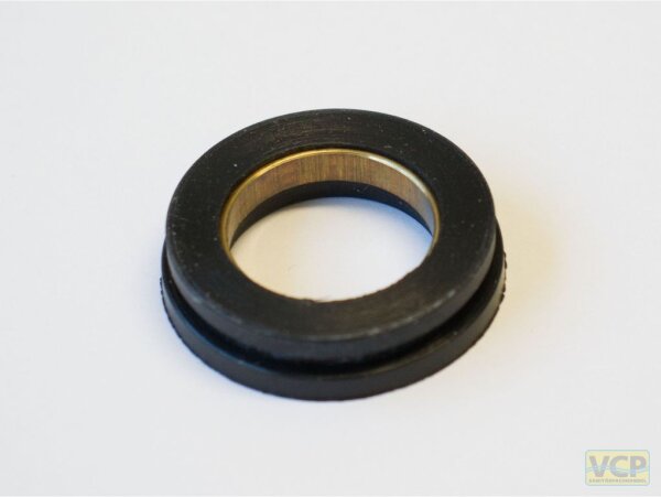 Ersatzdichtung schwarz mit Messing Ring für Sicherheitskupplung