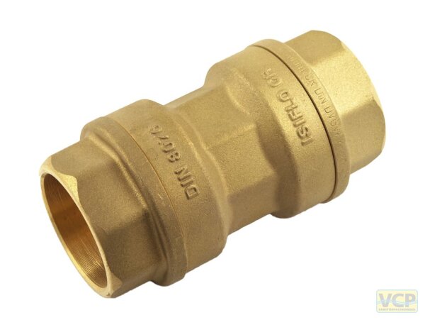 Isiflo Messing Verbindungsstück Typ 100, 25mm x 25mm