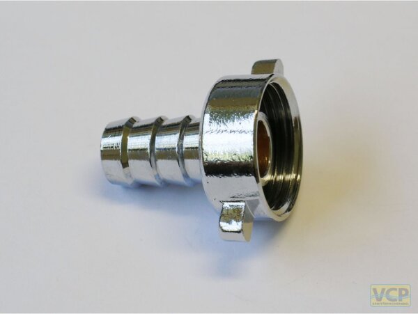 2/3-Schlauchverschraubung verchromt 3/4" x 1"