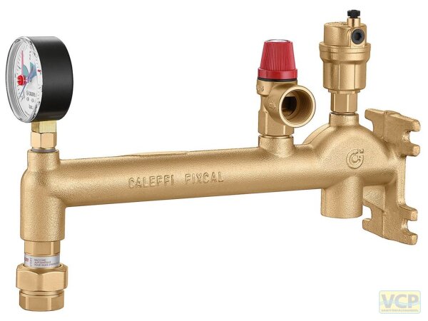 Caleffi 336 CA Wandgruppe Messing 3/4" bis 50 KW