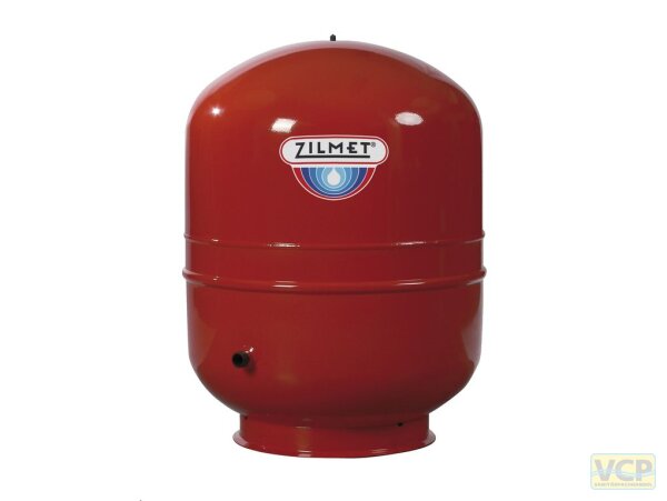 Zilmet Ausdehnungsgefäß 50 lt. stehend rot