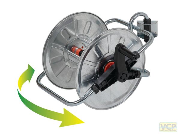 Wandschlauchhalter Star zum Abrollen für ca 50 lfm 1/2" Schlauch