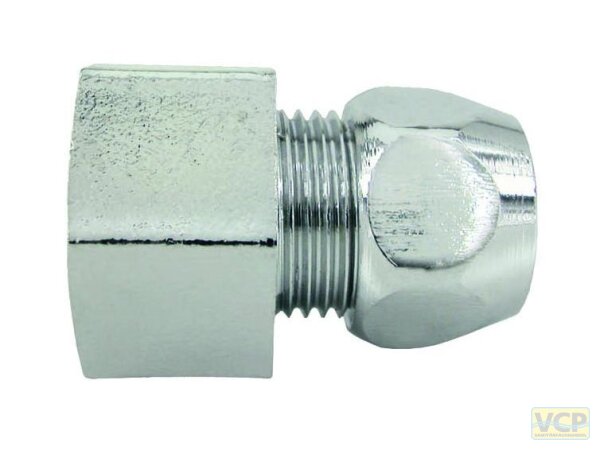 Kupplung Innengewinde 1/2" x 10mm QV verchromt