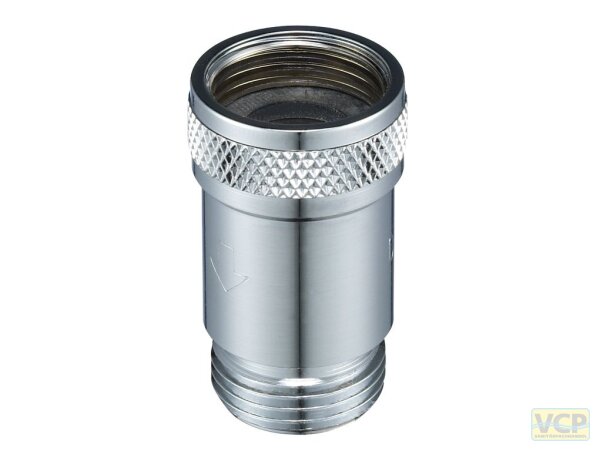 Rückflussverhinderer 3/8" Ag x Ig mit 10mm Patrone lebensmittelrechtlich geprüft