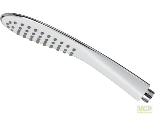 Handbrause Fun 1/2" 1 Strahl in  Kunststoff chrom/weiß